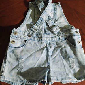 Chillipop brand Kids Denim Overalls - Size: 6    (1140)